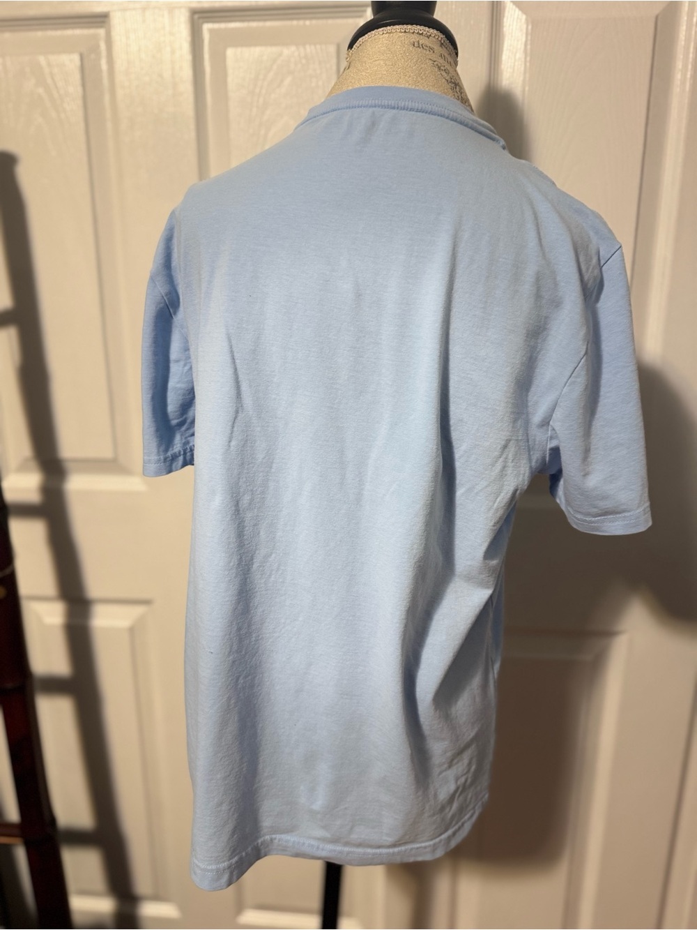 Medium Nautica Unisex Light Blue Logo Performance Tee - Picture 4 of 15